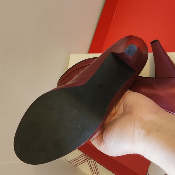 Mixit fauna red pumps used 8 1/2 - Picture 8 of 12